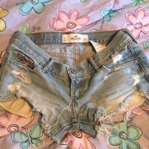 Hollister low-waist jean shorts